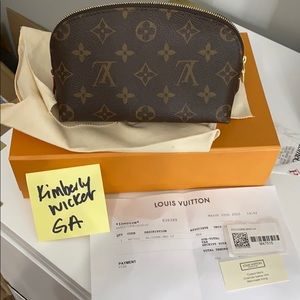 Louis Vuitton COSMETIC pouch PM *24 hrs sale ****